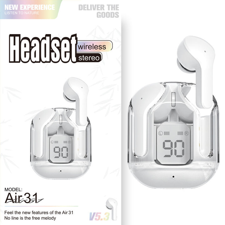 New Mini Transparent Wireless Bluetooth