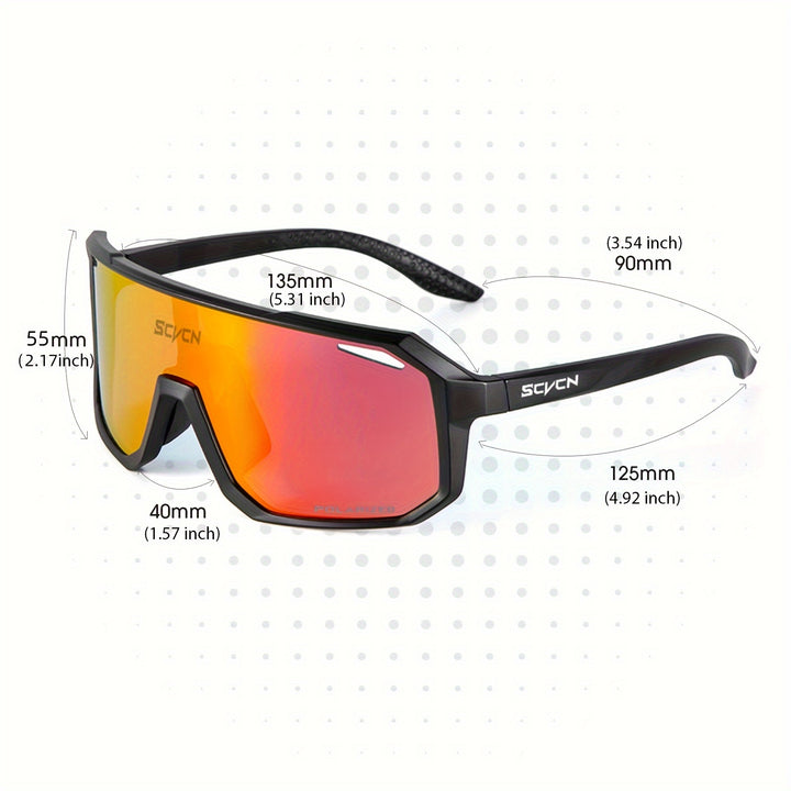 SCVCN Cycling Glasses, MTB Outdoor Sports Bike Cycling Glasses