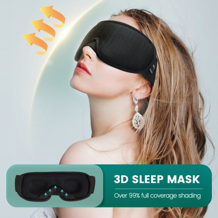 3D Sleeping Mask Block Out Light Sleep Mask For Eyes Soft Sleeping Aid