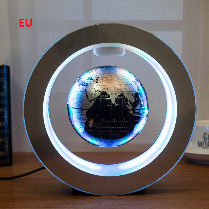 Roud Led World Map Floating Globle Magnetic