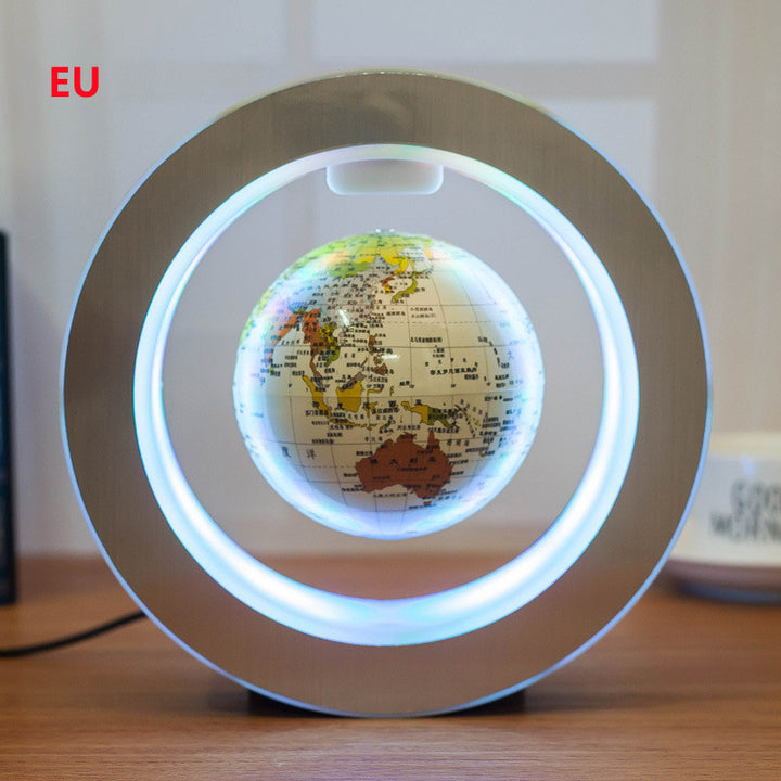 Roud Led World Map Floating Globle Magnetic