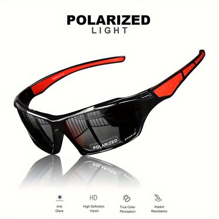 Polarized Sports Glasses With Color Changing Lens For Outdoor