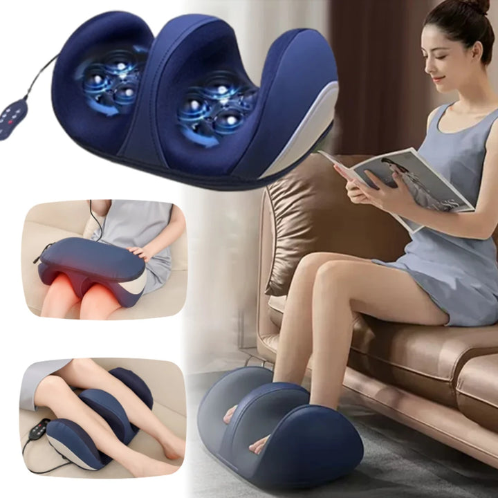 Super Big Electric Foot Leg Massager Deep Tissue Shiatsu Kneading Relax Heated Roller