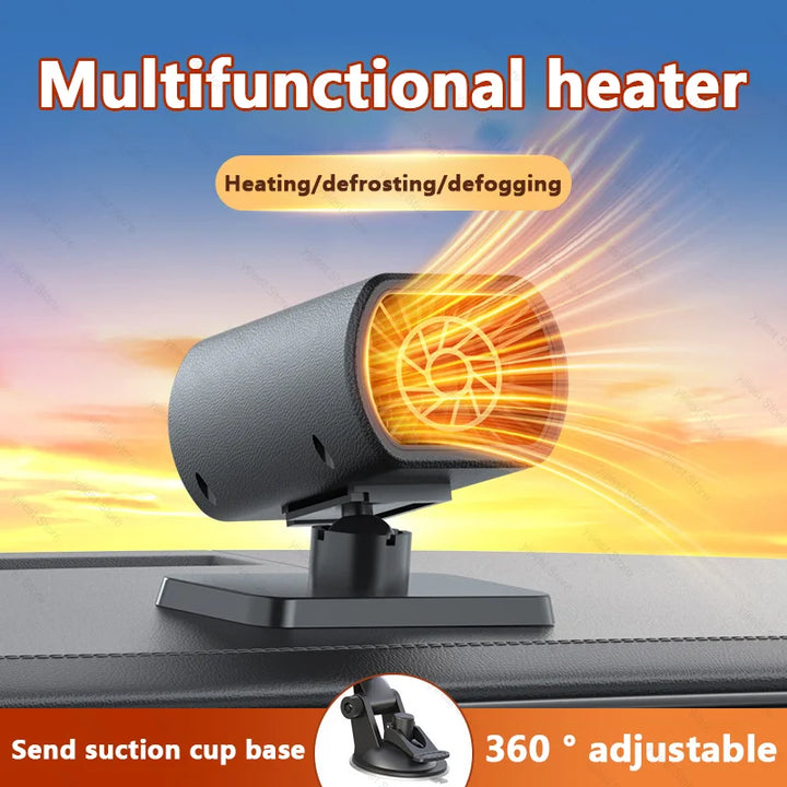 Car heater winter fast heating 12V Portable Electric heated fan Windshield