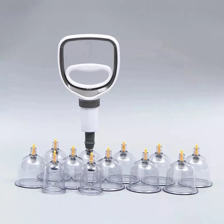 Vacuum Cupping Set Massager Cans Suction Cups Body Care Chinese Medicine Anti-Cellulite