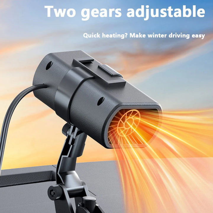 Car heater winter fast heating 12V Portable Electric heated fan Windshield