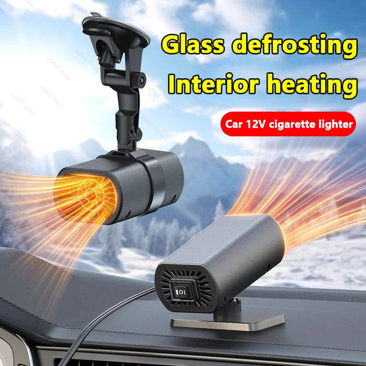 Car heater winter fast heating 12V Portable Electric heated fan Windshield