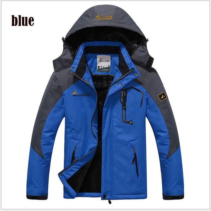 Winter Parka Men Windbreak Plus Thick Warm Windproof Fur Coats Male Military