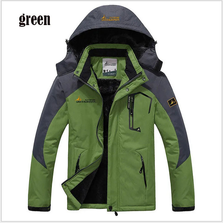 Winter Parka Men Windbreak Plus Thick Warm Windproof Fur Coats Male Military