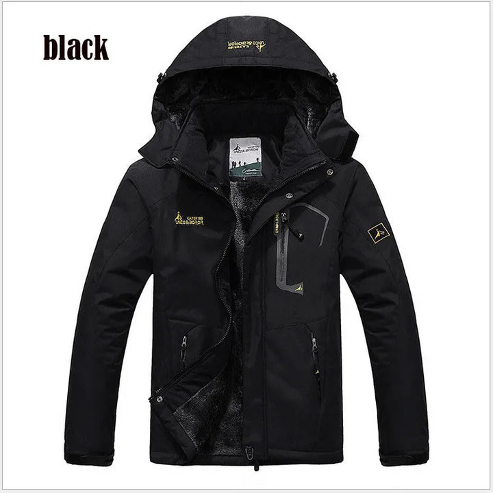 Winter Parka Men Windbreak Plus Thick Warm Windproof Fur Coats Male Military