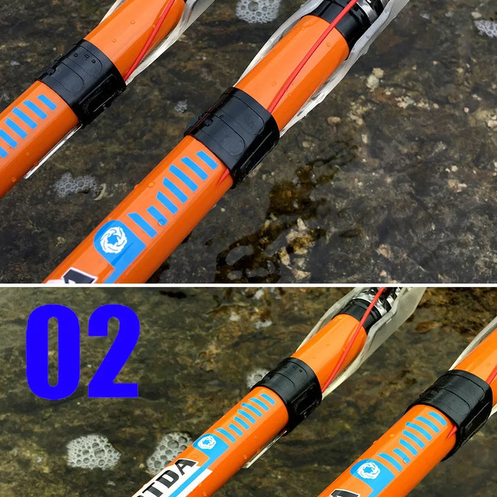 2.7M 3.6M 4.5M 5.4M 6.3M Carbon Telescopic Rock Fishing Rod Tough M Power Telescopic