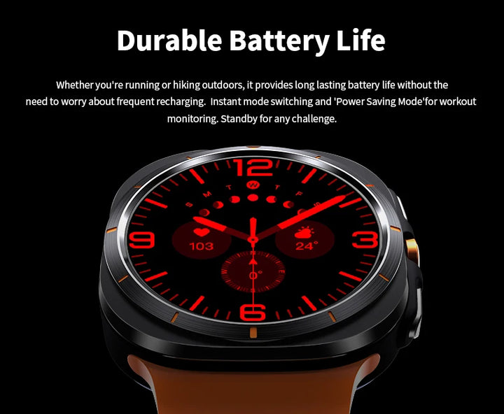 2024 New Galaxy Smart Watch 7 Ultra Men AMOLED Screen Multi-Function Sports Fitness