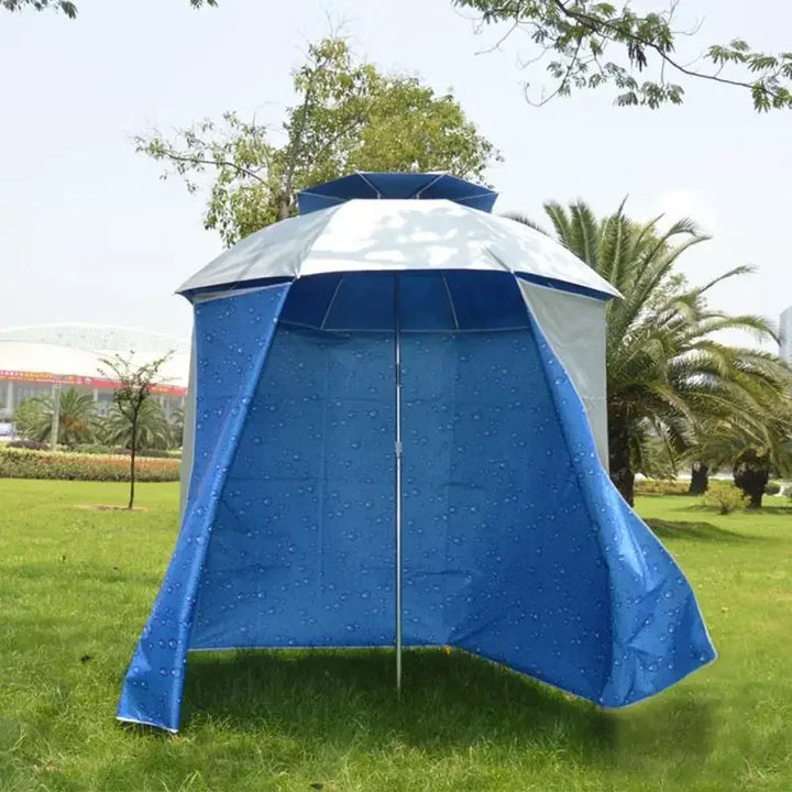 Anti-UV 4.8x1.5M Fishing Umbrella Shading Cloth Rainproof Wall Tent Cloth Beach Shelters