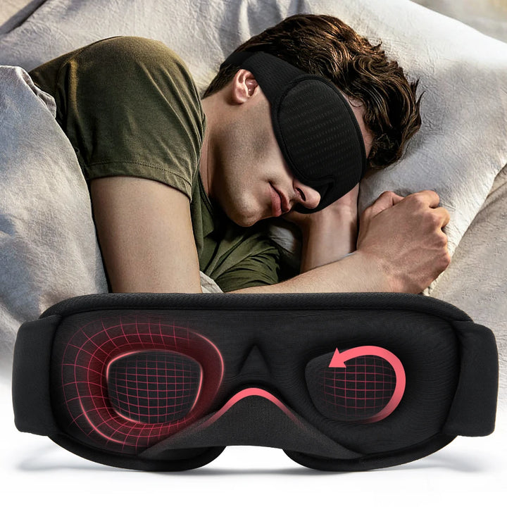 3D Sleeping Mask Block Out Light Sleep Mask For Eyes Soft Sleeping Aid