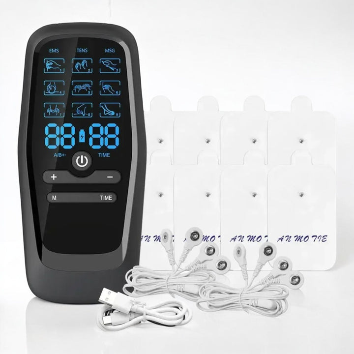 Rechargeable Tens Unit EMS Muscle Stimulator Electric Acupuncture Full  Body Digital Massage