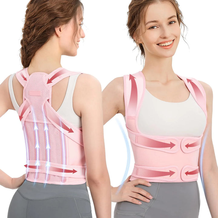 JUSTLANG Back Posture Corrector Lumbar Pad Waist Support Hunchback Spinal Orthopedic