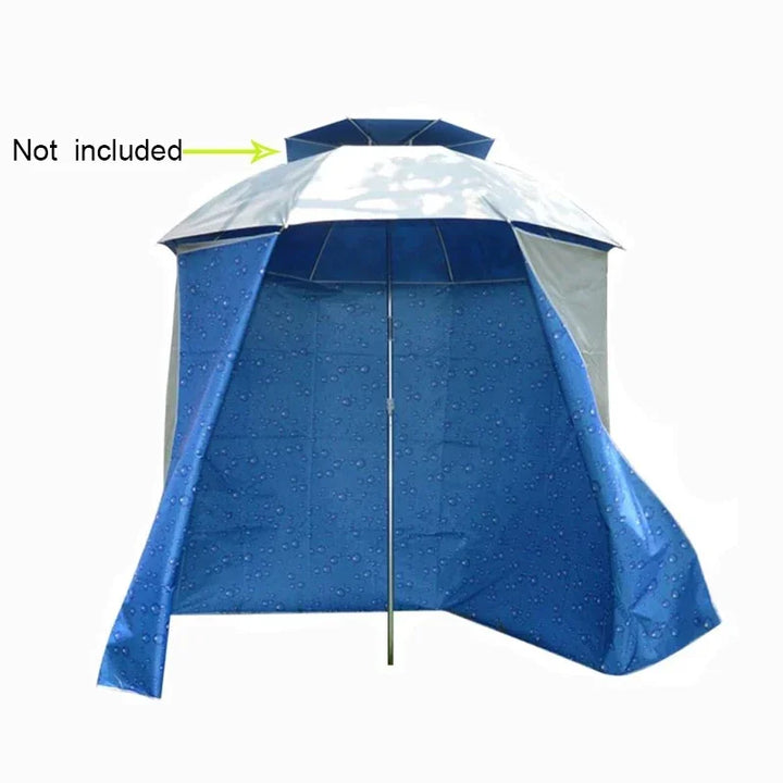 Anti-UV 4.8x1.5M Fishing Umbrella Shading Cloth Rainproof Wall Tent Cloth Beach Shelters