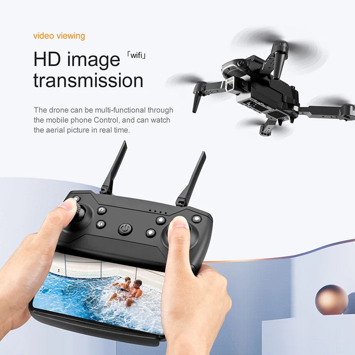 New E100 Drone 8k Profesional HD Camera Fpv WiFi Drones