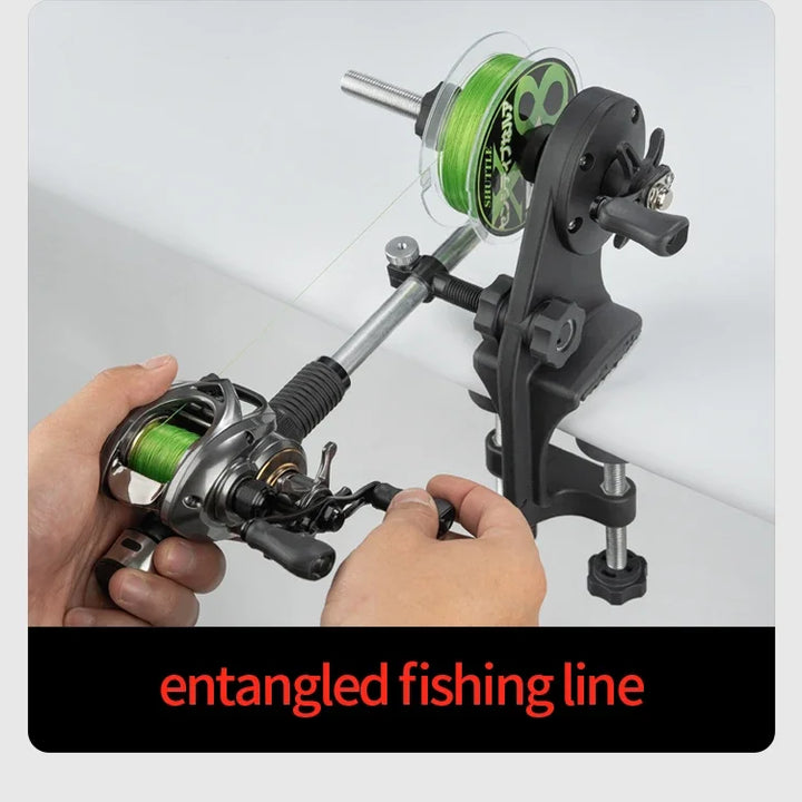 Portable Lightweight Fishing Line Winder Spooler Antirust Sturdy Line Winder Spinning