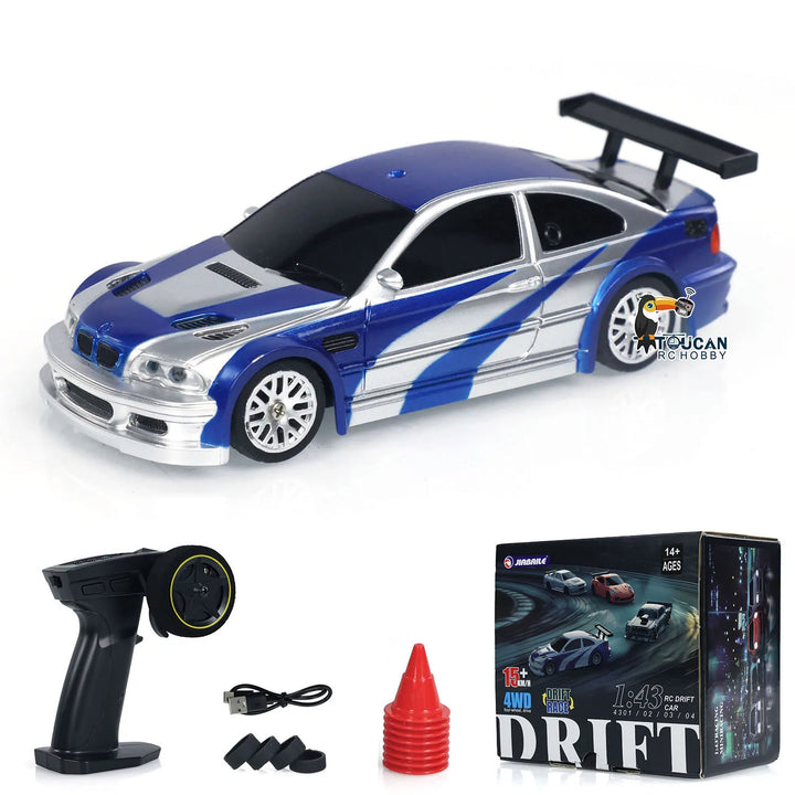 1/43 RTR RC Race Dift Car 4WD Four-wheel Drive Radio Control High S