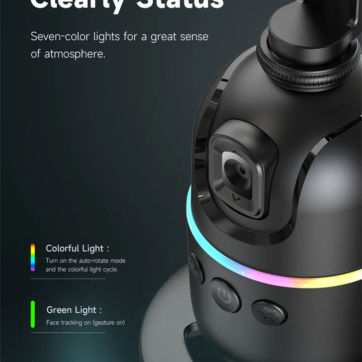 FANGTUOSI AI Smart Gimbal 360° Auto Face Tracking Gimbal All-in-one Rotation For Smartphone