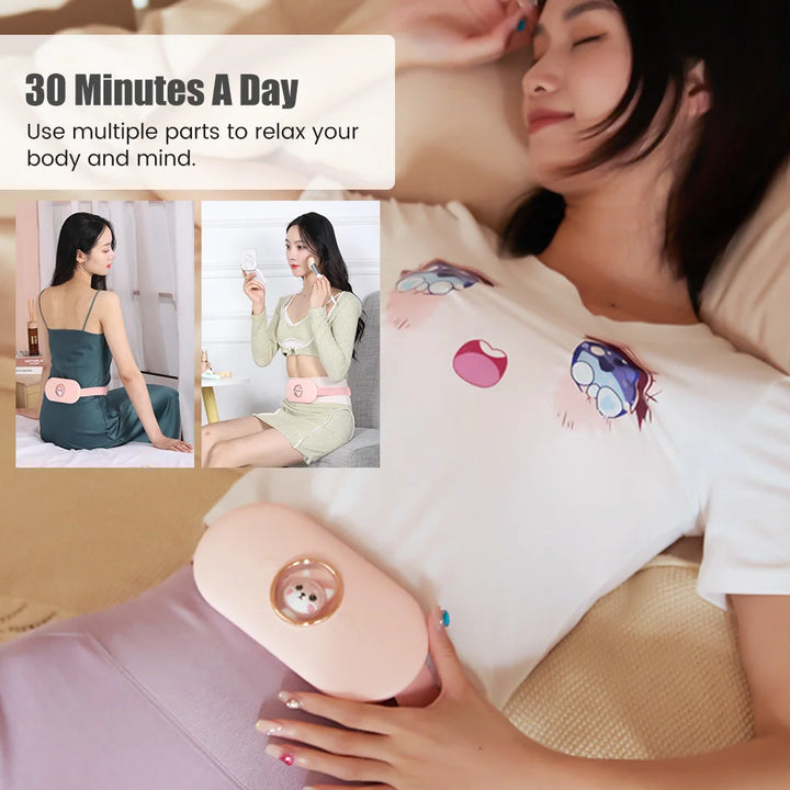 Menstrual Heating Self Massage Heat Period Pain Relief Portable Heating