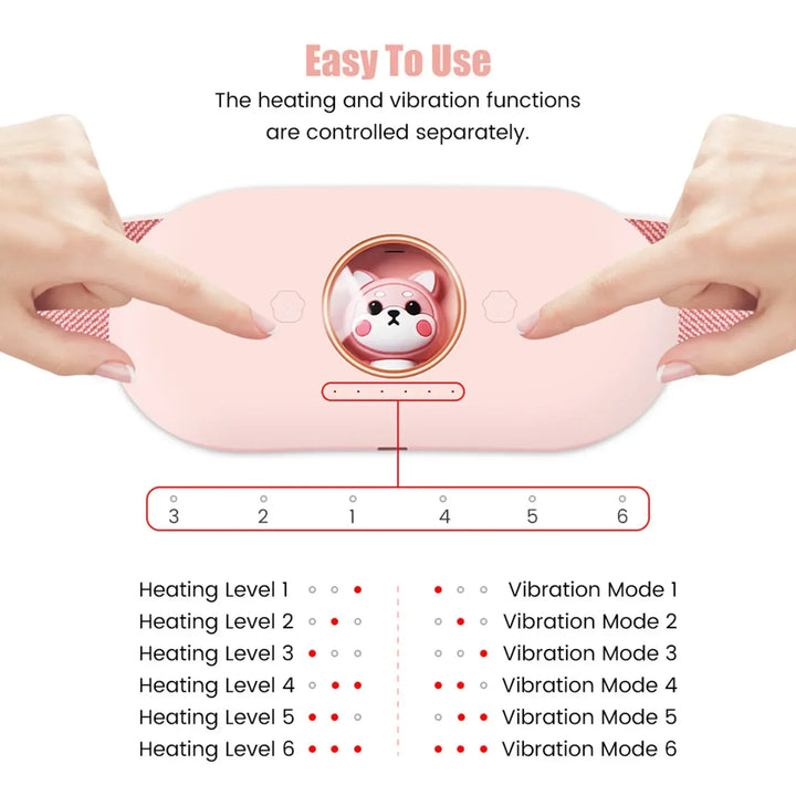 Menstrual Heating Self Massage Heat Period Pain Relief Portable Heating