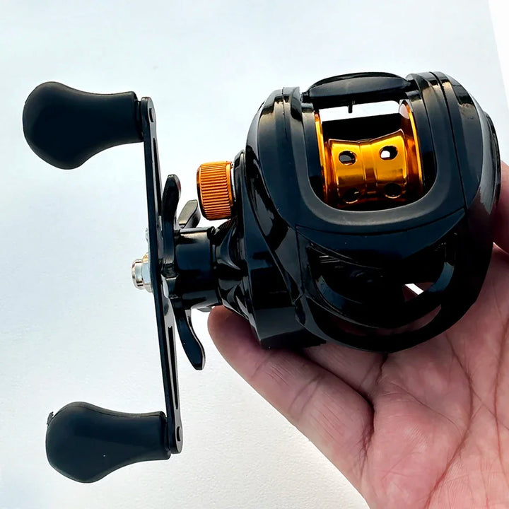 Baitcasting Fishing Reel 8KG Max Drag 7.2:1 High Speed Gear Ultralight 18+1Stainless