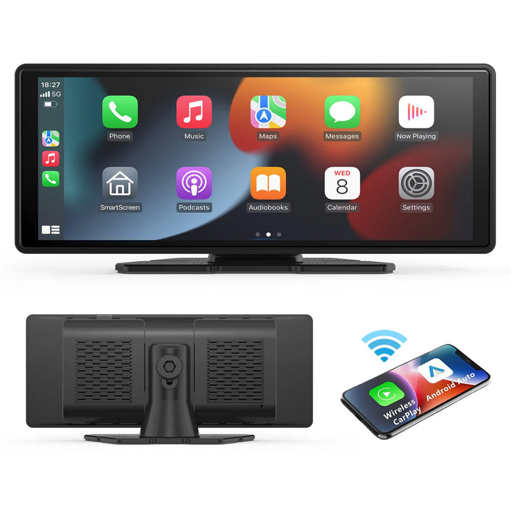 Universal Portable Carplay for Car Screen, Wireless Carplay Screen Wireless Car Stereo