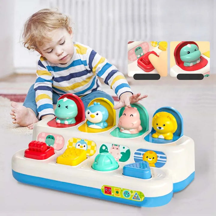 Interactive Activity Pop Up Toy for Babies Cause and Effect Toy Baby