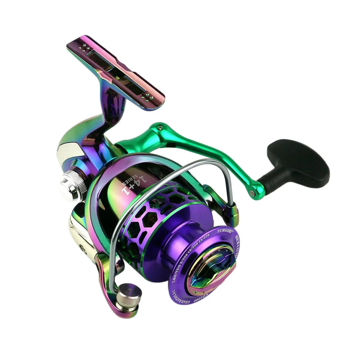 Left/Right Hand SD 2000-7000 Series, 5.5:1 Gear Ratio, 22LB Max Drag, Metal Rocker,Spinning Fishing Reel,For Freshwater Saltw