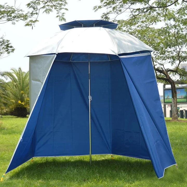 Anti-UV 4.8x1.5M Fishing Umbrella Shading Cloth Rainproof Wall Tent Cloth Beach Shelters