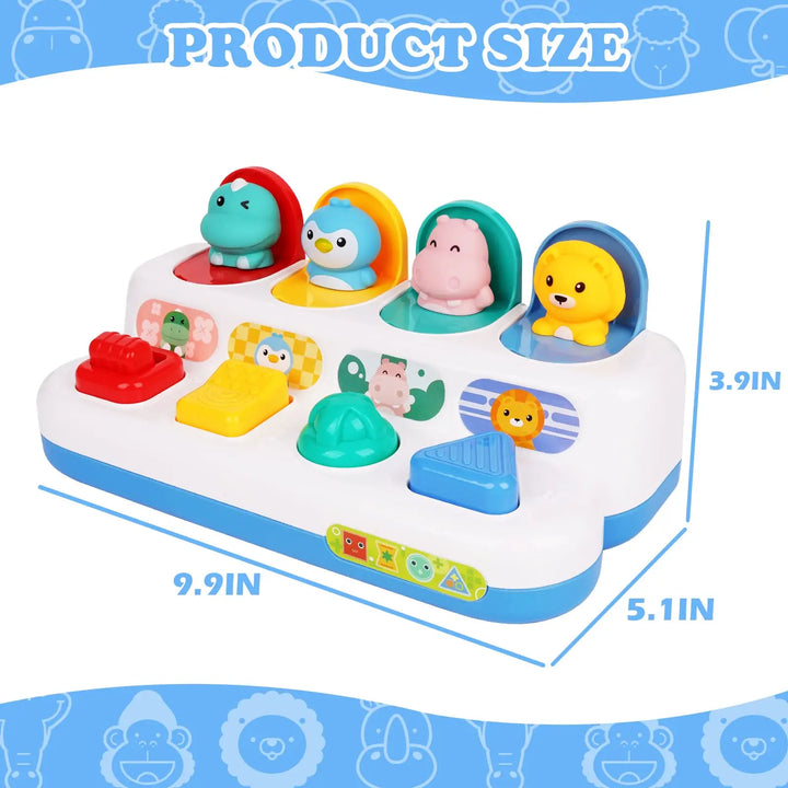 Interactive Activity Pop Up Toy for Babies Cause and Effect Toy Baby