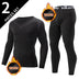 2-piece men's tight warm long-sleeved trousers suit for autumn and winter