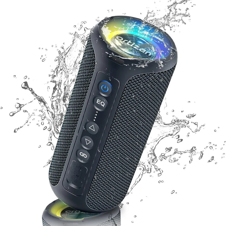 Ortizan Bluetooth Speakers 40W Enhanced Bass Portable Outdoor Wireless Speaker 30Hrs