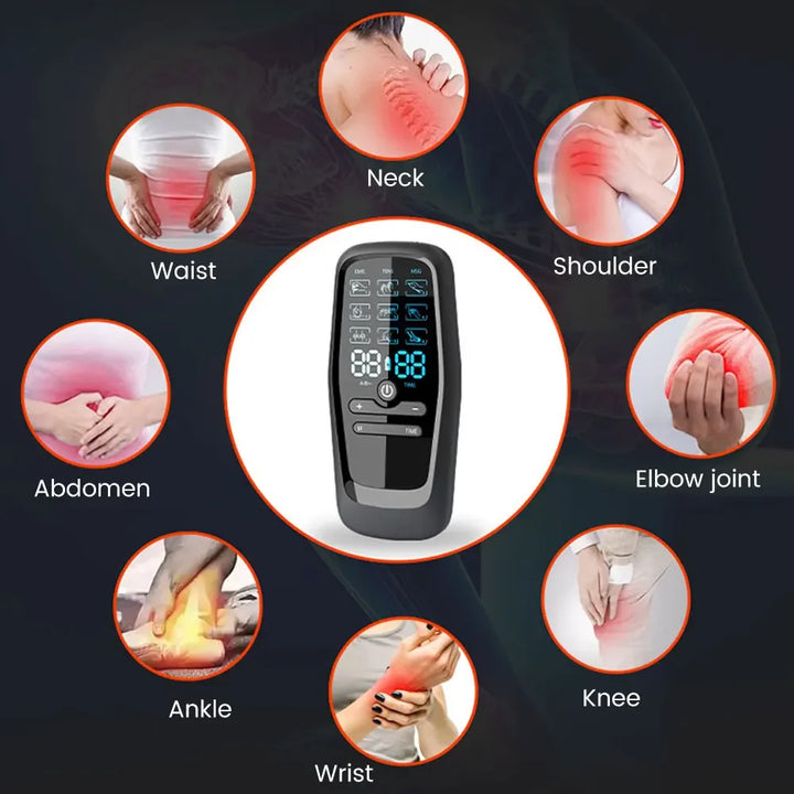 Rechargeable Tens Unit EMS Muscle Stimulator Electric Acupuncture Full  Body Digital Massage