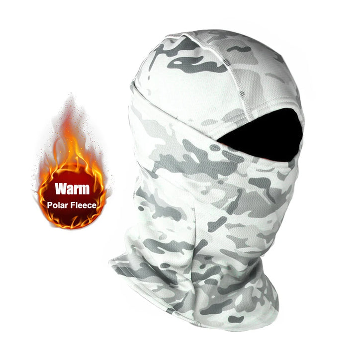 Winter Fleece Warm Camouflage Balaclava Outdoor Cold-proof Ski Cycling Full Face Mask