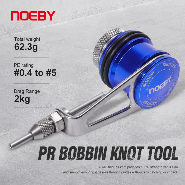 Noeby PR Bobbin Knotter GT Knob Fishing line Wire Knotting Tool  Stainless