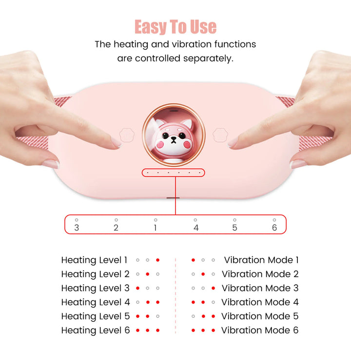 Menstrual Heating Self Massage Heat Period Pain Relief Portable Heating