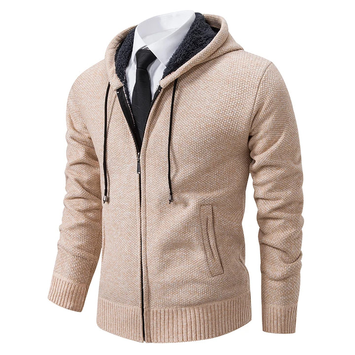 Autumn And Winter New Jersey Men's Casual Sports Coat Solid Color