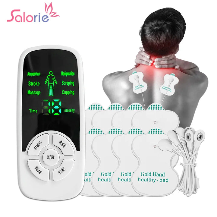 EMS Muscle Therapy Stimulator Machine Tens Unit Acupuncture Meridian Physiotherapy