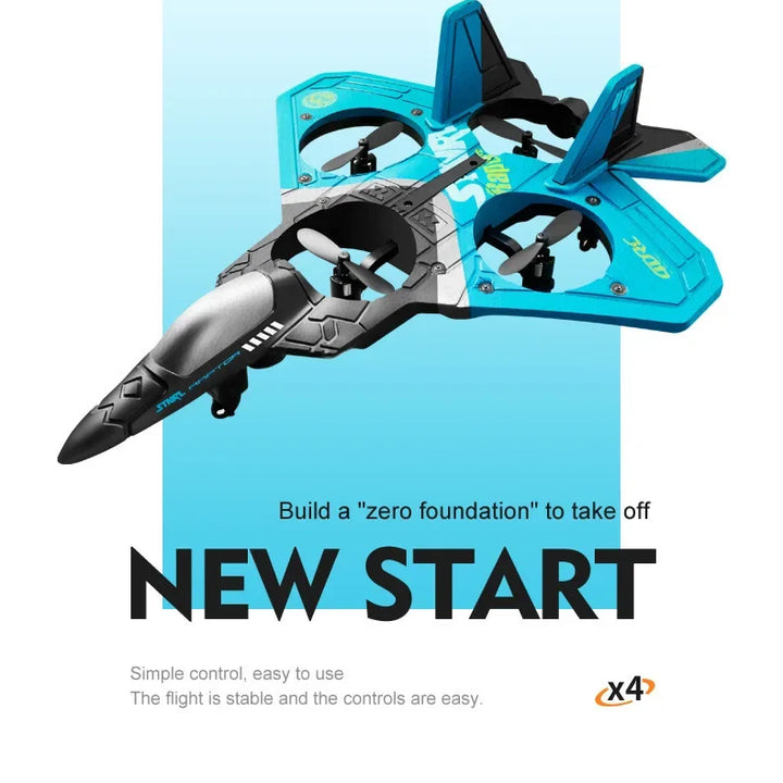 RC V17 Remote Control Aircraft 2.4G Remote Control Combat Aircraft Glider