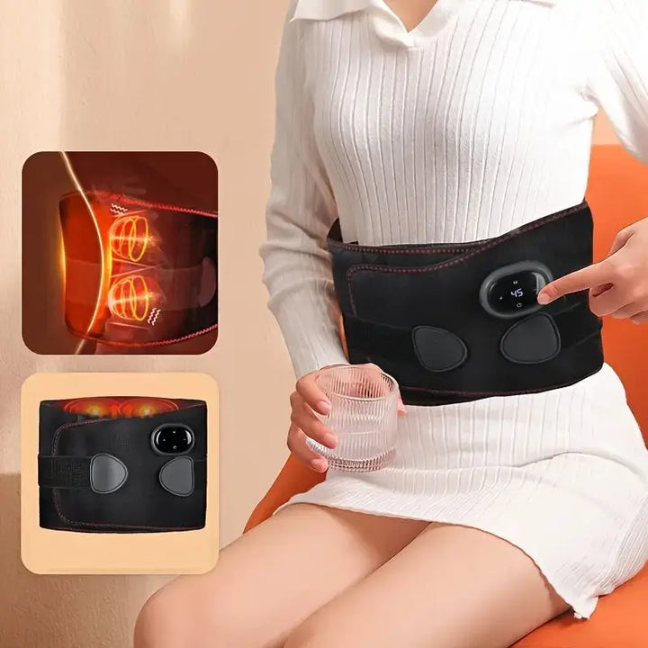 1pc Waist Massager, Electric Lumbar Heating Belt, Multi-gear Adjustment