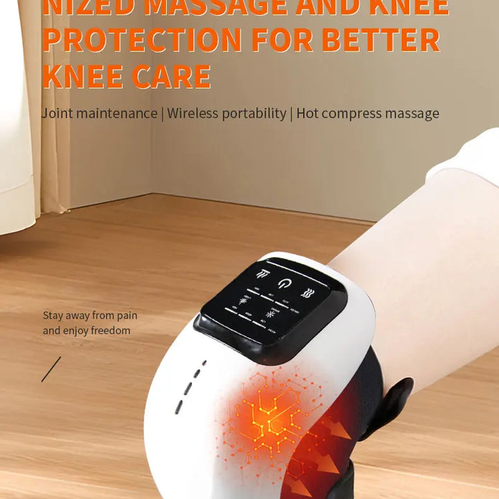 5 in 1 EMS Acupuncture Knee Massager Infrared Hot Compress 4 Airbags Knee Massage