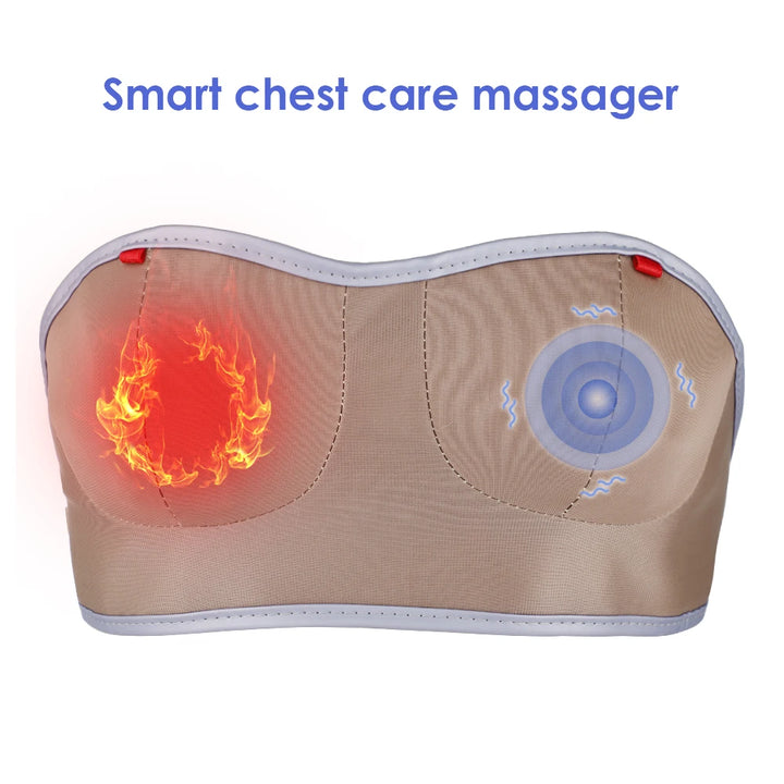 Wireless Chest Enhance Vibration Massage Machine Usb Electric growth