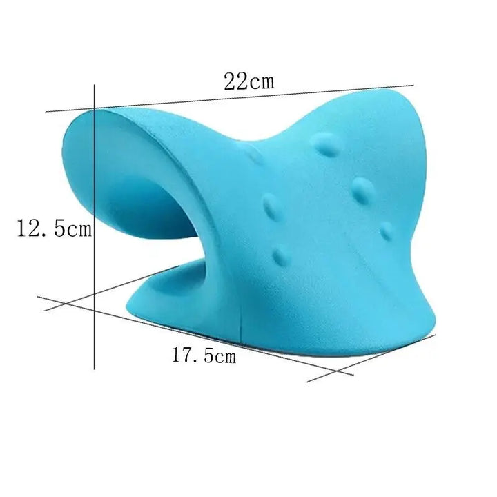 Neck and Shoulder Relaxer Corrector Vertebra Massager Cloud Pillow Cervical Stretcher