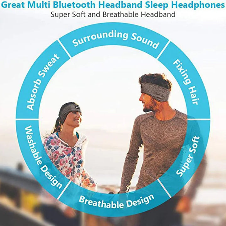 Bluetooth Wireless Headphones Sleep Eye