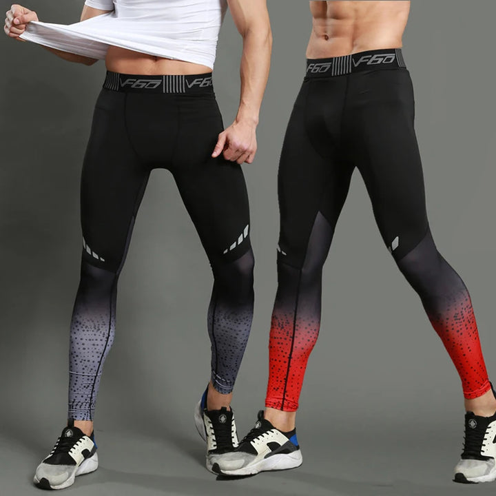 Mens Compression Pants Quick Dry Fit Sportswear Running Tights Men Legging Fitness