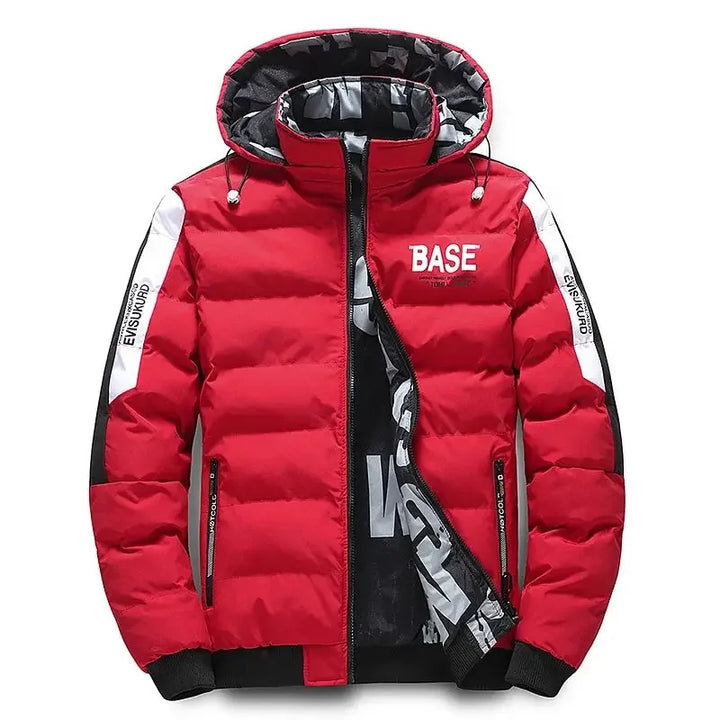 Men Autumn Winter Cotton Jacket Warm Comfortable Padded Thickened Down Jacket