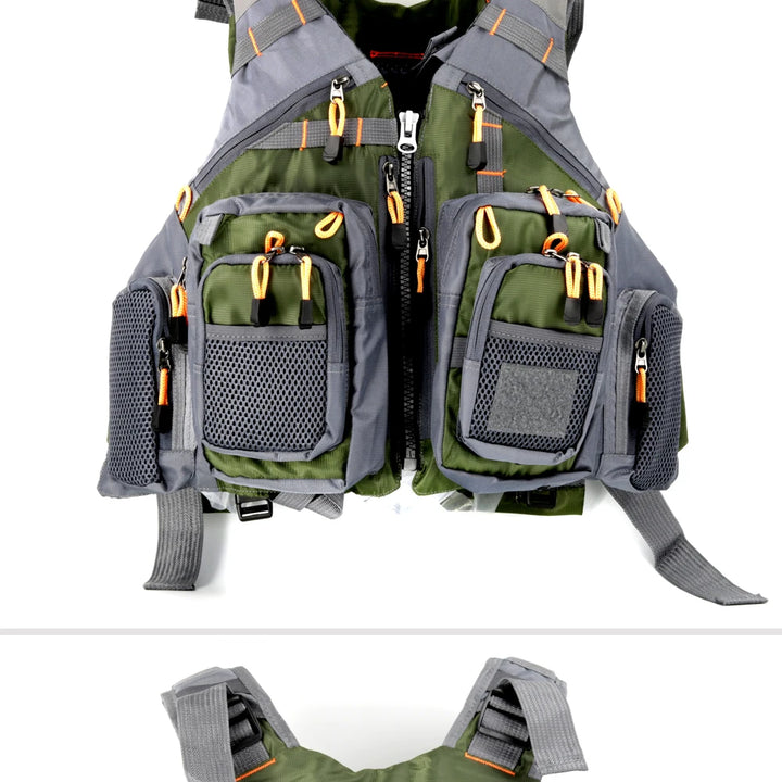 Ghotda Life Jacket for Fishing Professional Sea portable flotation Suit  Summer Big Buoyancy